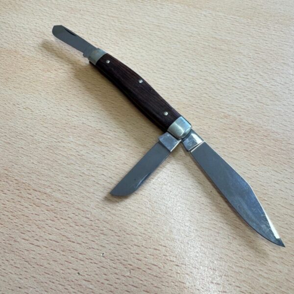 Böker Triple Blade 6066 Wooden Handle - Image 2