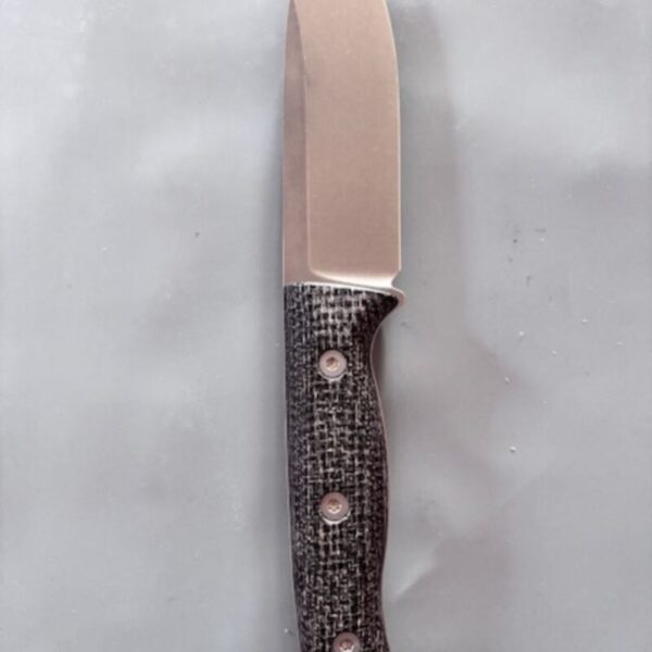 White River Knives Ursus 45 Black Burlap Micarta bushcraft knife - Image 3