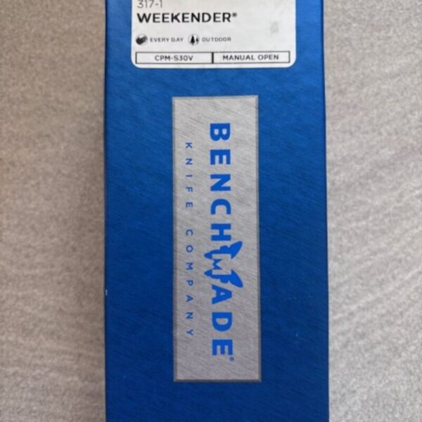 Benchmade Weekender Green Canvas Micarta, Slipjoint pocket knife  317-1 - Image 8