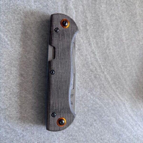 Benchmade Weekender Green Canvas Micarta, Slipjoint pocket knife  317-1 - Image 6