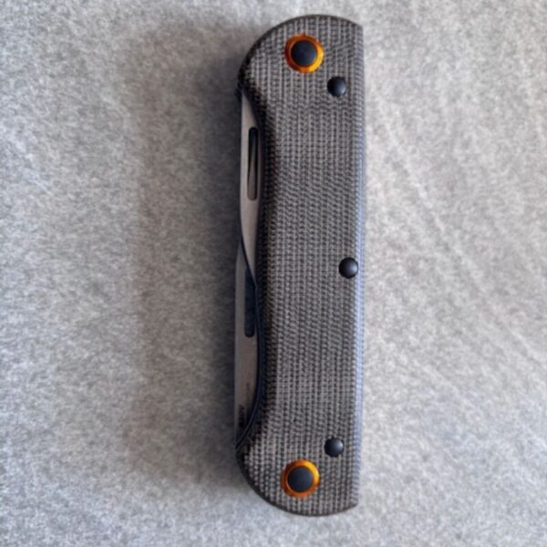 Benchmade Weekender Green Canvas Micarta, Slipjoint pocket knife  317-1 - Image 5