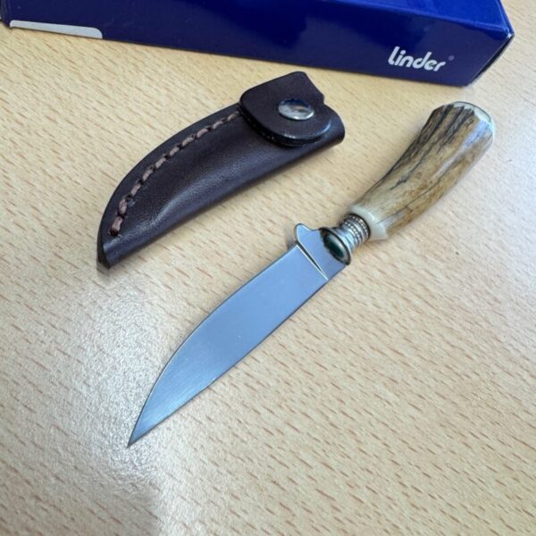 Linder Mini Stag Handle fixed blade - Image 4