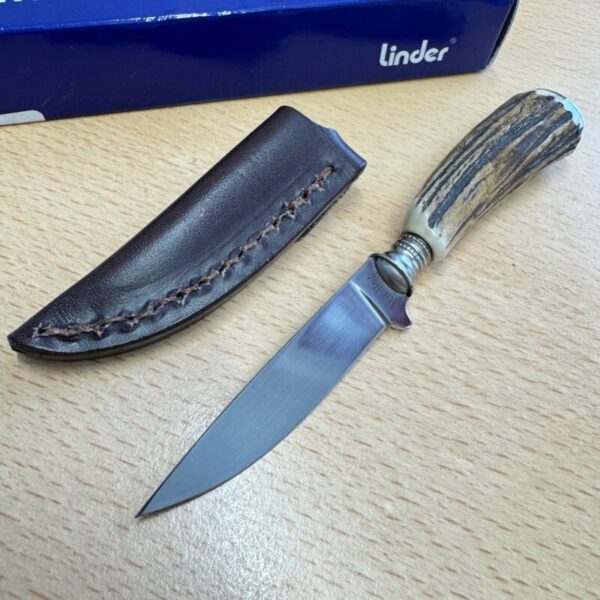 Linder Mini Stag Handle fixed blade - Image 3