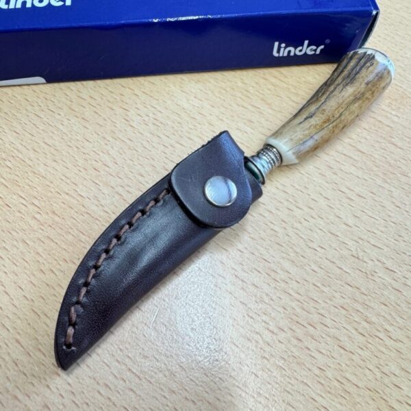 Linder Mini Stag Handle fixed blade - Image 2