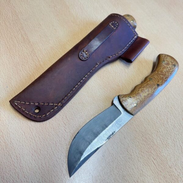 Pair Damascus Handmade Bushcraft Knives - Image 3