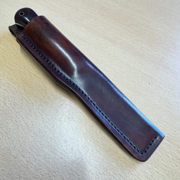 British Bushcraft Knife with Leather Sheath - Image 4