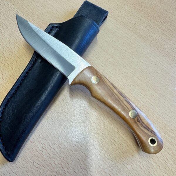 Knivegg Clip Point with Leather Sheath - Image 3
