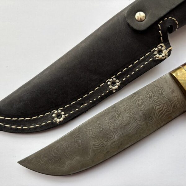 Vintage Turkish Damascus Knife - Image 3