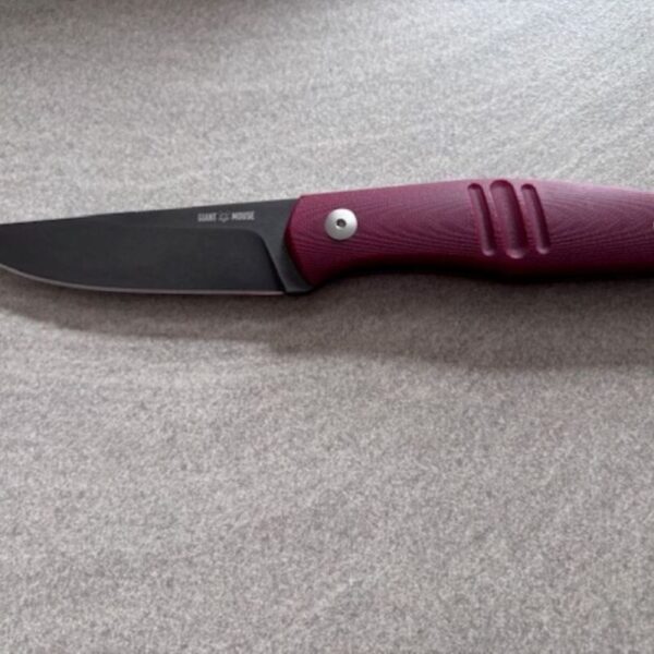 Giant Mouse GMF2 G10 Fixed Blade with extra original kydex sheath - Image 3