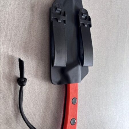 Acta Non Verba P300 Black Ceracote Blade And Orange Handle