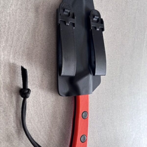 Acta Non Verba P300 Black Ceracote Blade And Orange Handle
