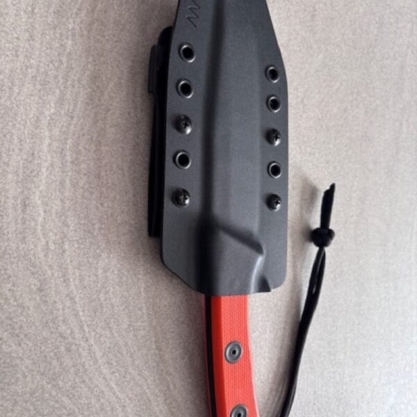 Acta Non Verba P300 Black Ceracote Blade And Orange Handle - Image 2