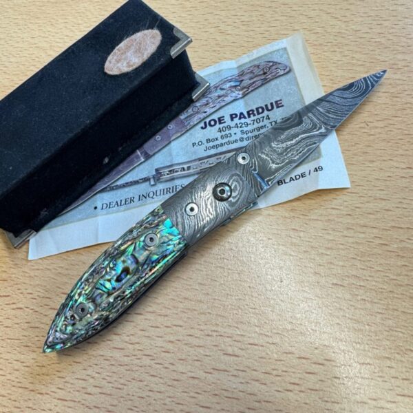 Joe Pardue Abalone Damascus - Image 2