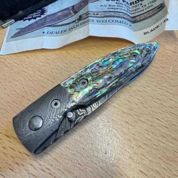 Joe Pardue Abalone Damascus - Image 3