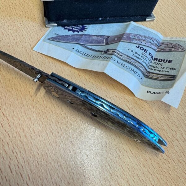 Joe Pardue Abalone Damascus - Image 5